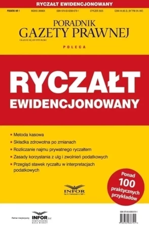 Ryczałt ewidencjonowany Podatki 1/2025