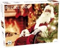 Puzzle 1000 Święty Mikołaj w swoim domu