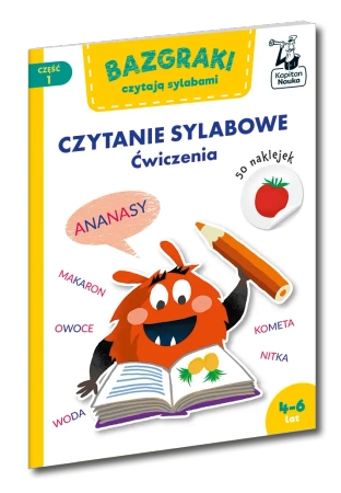 Bazgraki czytają sylabami. Czytanie sylabowe. Ćwiczenia
