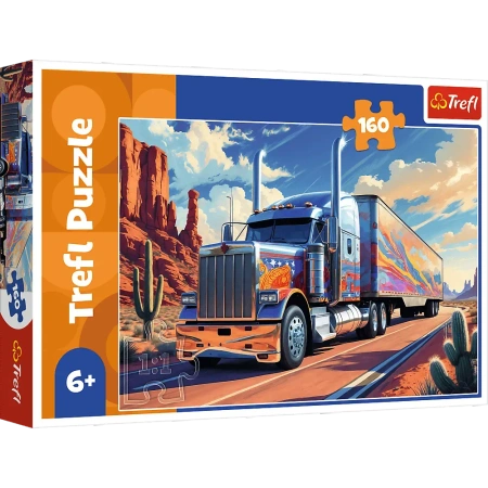 Puzzle 160 Ciężarówka w trasie 15413