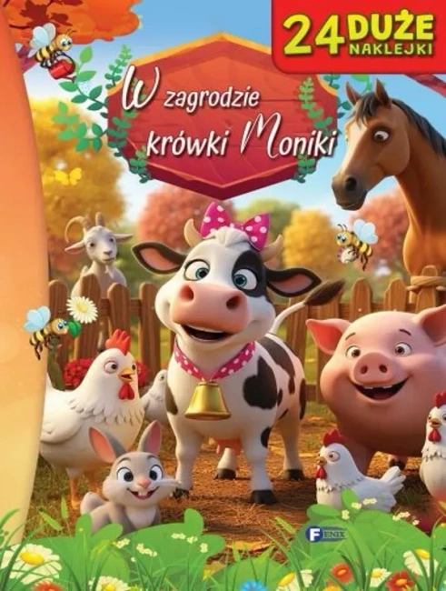 W zagrodzie krówki Moniki 24 naklejki