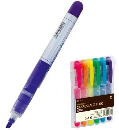 Zakreślacz Grand 6 kolorów GR-219