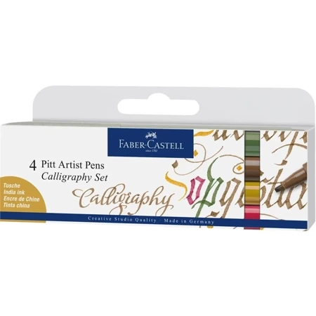 Zestaw do kaligrafii 4 kolory FABER CASTELL