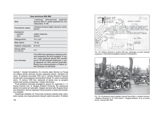 Motocykle Wojska Polskiego 1918-1950