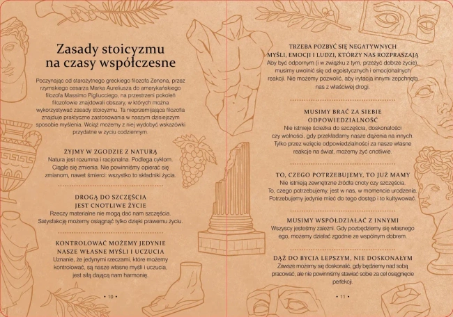Stoicyzm. Przewodnik z ćwiczeniami pomocny w osiągnięciu spokoju w życiu codziennym