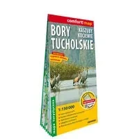 Bory Tucholskie Kaszuby Kociewie laminowana mapa turystyczna 1:150 000