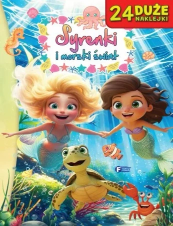 Syrenki i morski świat 24 naklejki
