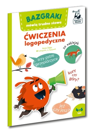 Bazgraki mówią trudne słowa. Ćwiczenia logopedyczne