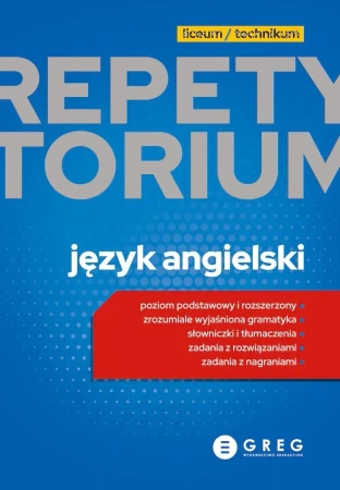 Język angielski. Repetytorium. Liceum/technikum wyd. 2025