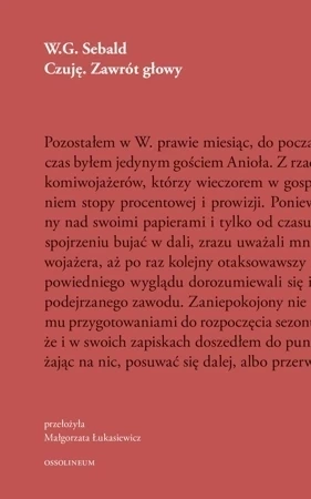 Czuję. Zawrót głowy Sebald
