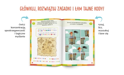 Łamigłówki dla 6-latka. Kapitan Nauka