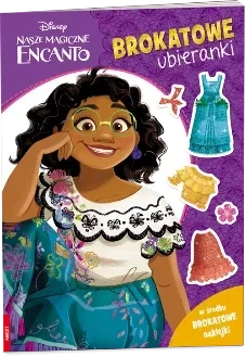 Disney Nowe magiczne Encanto Brokatowe ubieranki SDLB-9106