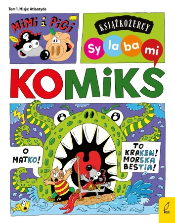 Mimi i Pigi. Misja Atlantyda. Tom 1. Książkożercy. Sylabami