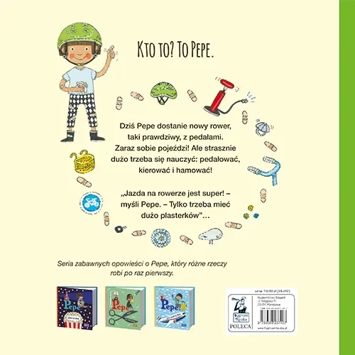 Pepe jeździ na rowerze