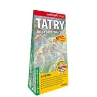 Tatry. Mapa panoramiczna; laminowana mapa turystyczna 1:28 000