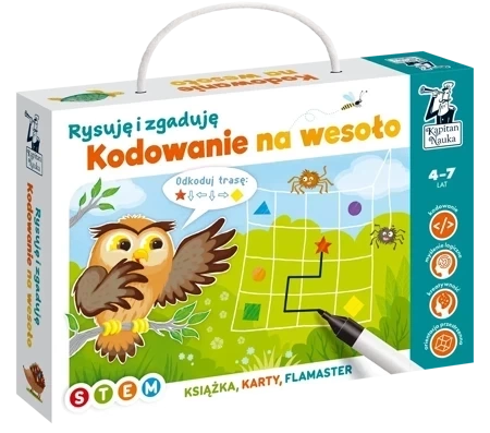 Kodowanie na wesoło rysuję i zgaduję Kapitan Nauka