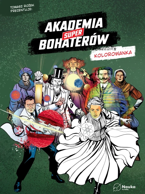 Akademia Superbohaterów. kolorowanka