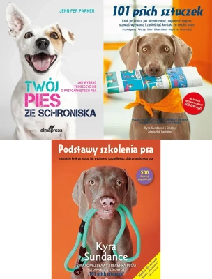 Zestaw 3w1 Twój Pies ze Schroniska + 101 Psich Sztuczek + Podstawy Szkolenia Psa