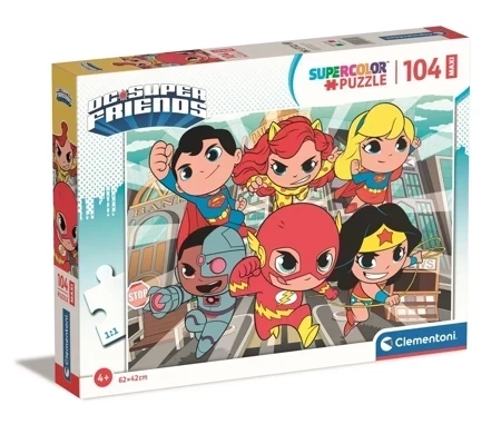 Puzzle 104 maxi super kolor DC Super Friends 25720