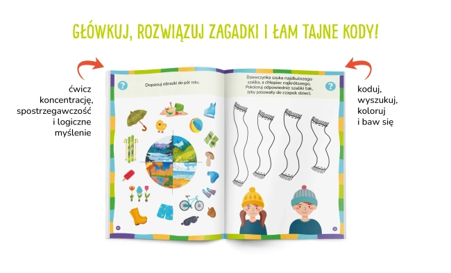 Łamigłówki dla 3-latka. Kapitan Nauka