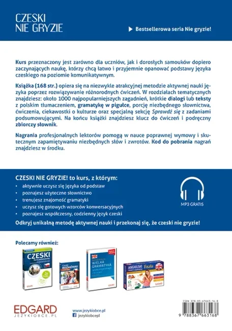 Czeski nie gryzie! + MP3. Poziom A1-A2 wyd. 2023