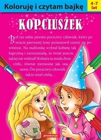 Koloruję i czytam bajkę - Kopciuszek