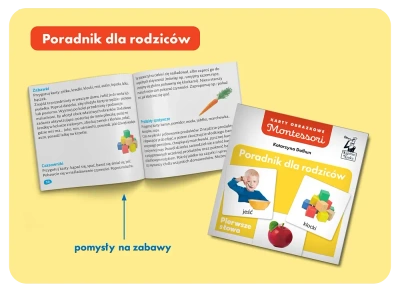 Montessori. Karty obrazkowe Pierwsze słowa (1-3 lata). Kapitan Nauka