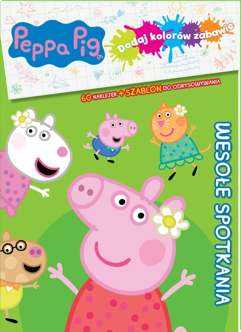 Kolorowe przygody. Świnka Peppa. Dodaj kolorów zabawie