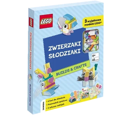 Lego Books Build & Fold Crafts Zwierzaki Słodziaki Z NCB-6601
