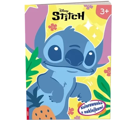 Disney Stich. Kolorowanka z naklejkami