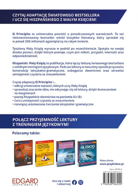 Hiszpański. El Principito. Mały Książę. Adaptacja z ćwiczeniami
