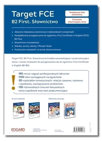 Angielski. Target FCE. B2 First. Słownictwo