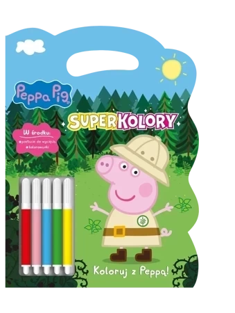 Koloruj z Peppą! Świnka Peppa. SuperKolory
