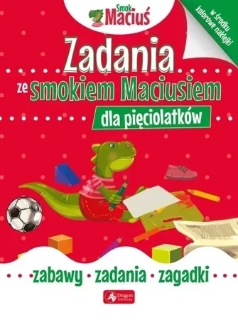 Zadania ze smokiem Maciusiem dla pięciolatków