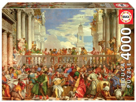 Puzzle 4000 Wesele w Kanie Galilejskiej Paolo Veronese 112811