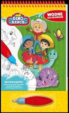 Dino Ranch. Wodne kolorowanie