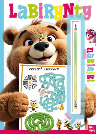 Labirynty z tęczowym ołówkiem