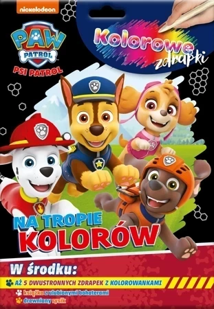 Na tropie kolorów. Kolorowe zdrapki. Psi Patrol