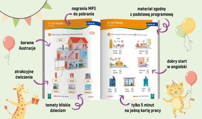 Angielski. Zerówka. Karty pracy