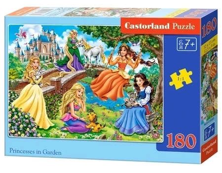 Puzzle 180 Princesses in Garden CASTOR