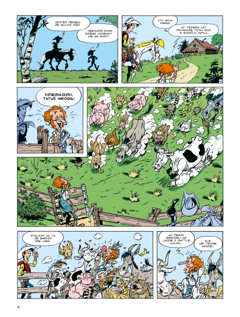 Arka Bzika. Lucky Luke