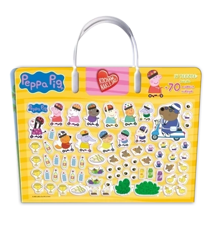 Peppa Pig. Kocham naklejać. Na podwórku z Peppą