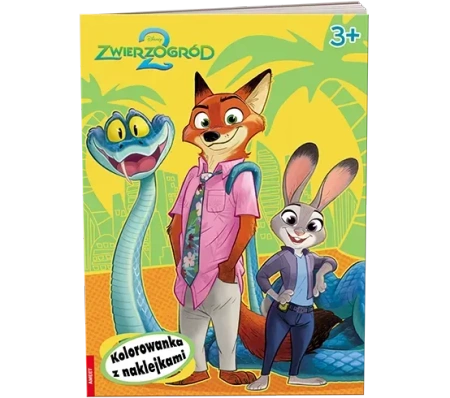 Disney Zwierzogród 2 Kolorowanka z naklejkami NA-9142