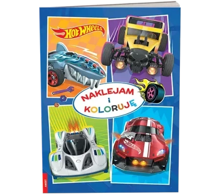 Hot Wheels Naklejam i Koloruję
