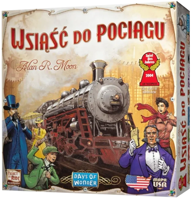 Gra Wsiąść do Pociągu: USA