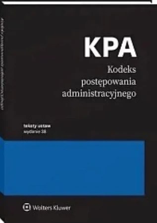 Kodeks postępowania administracyjnego. Przepisy  [PRZEDSPRZEDAŻ]