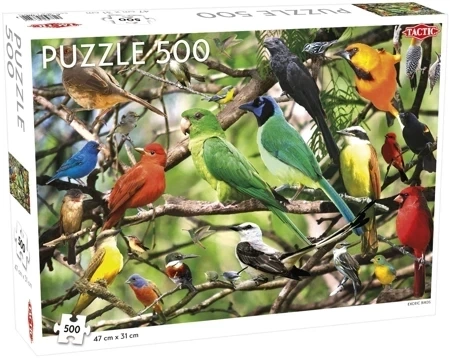 Puzzle 500 Animals Exotic Birds