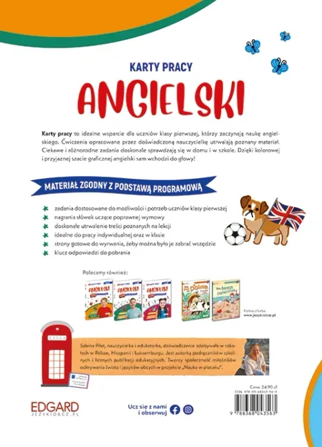 Angielski. Klasa 1. Karty pracy