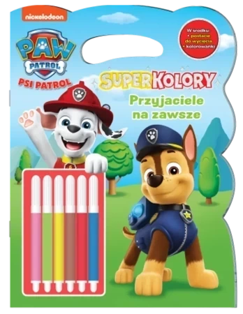 Przyjaciele na zawsze. Psi Patrol. Superkolory