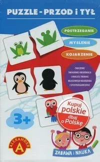Zabawa i Nauka - Puzzle Przód i Tył ALEX